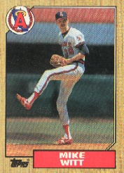 1987 Topps Baseball Cards      760     Mike Witt